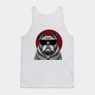 Bulldog wearing sunglasses Tank Top